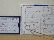 Equation describes a Circle.[JapanMath](Big Natural Tits) 6/16