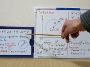 Equation describes a Circle.[JapanMath](Big Natural Tits) 8/16