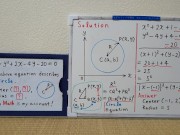 Equation describes a Circle.[JapanMath](Big Natural Tits) 9/16