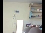 Slid a big black dildo inside her and she loved it 10/16