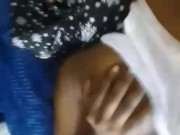 Slid a big black dildo inside her and she loved it 4/16