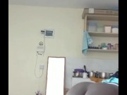 Slid a big black dildo inside her and she loved it 9/16