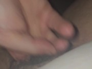 Fingered and squirting like a slut