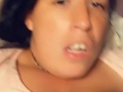 Surprised dildo slid in to far. 14/16