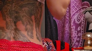 Seductive Tattooed MILF with Perfect Body in Teasing Uncensored Sexy Dress Try On Haul