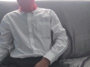 Shooting cum at my own face! 4/16