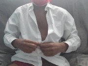 Shooting cum at my own face! 6/16