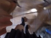 Coming home for lunch and my slave greets me 2/16