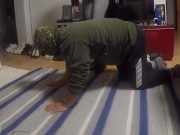 How I enjoy dominating my slave and kicking him 11/16