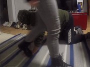 How I enjoy dominating my slave and kicking him 13/16