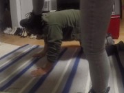 How I enjoy dominating my slave and kicking him 7/16