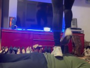 today it's time for exercise and my slave 3/16