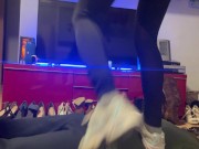 today it's time for exercise and my slave 4/16