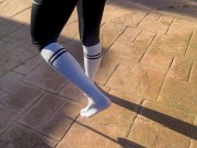 Wearing new socks for my slave 10/16