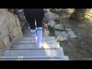 Wearing new socks for my slave 4/16