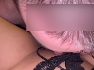 Hot & Sloppy BJ, Ass Fingering & Cum Swallowing – He Eats My Pussy, Swallows My Cum, Plays With It