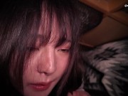 スマホいじりの好きな彼女は、やらしい事が大好きなドスケベっ娘。おじさんちんこをコタツで足コキ、フェラ、寝バック。(素人、日本人、個人撮影) 16/16