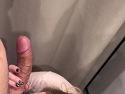 Blowjob in the fitting room , public 6/16