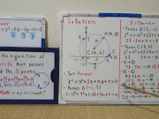 Find the equation of the circle that passes through the 3 points.[JapanMath](Big Natural Tits) 16/16