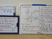 Find the equation of the circle that passes through the 3 points.[JapanMath](Big Natural Tits) 4/16