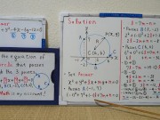 Find the equation of the circle that passes through the 3 points.[JapanMath](Big Natural Tits) 7/16