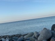 Monika Fox Swims Naked In Sea 7/16