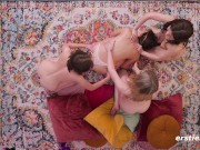 Ersties - First Time - Cute Amateur Lesbian Foursome Take Turns Pleasuring Each Other (Part 2 of 3)