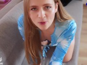 Stepsister Tried Out Her Blowjob Skills On Me Then I Accidentally Came Inside Her - Kate Kavets 2 2/16