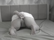 Housewife BBW milf with big natural tits fucks with big dildo to orgasm. 11/16