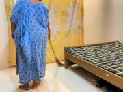 Huge Hanging Milky Tits & Ass Hot Indonesia Muslim Aunty Clean My Room & Try To Seduce me For Sex 15/16