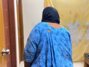 Huge Hanging Milky Tits & Ass Hot Indonesia Muslim Aunty Clean My Room & Try To Seduce me For Sex 2/16