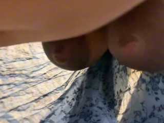 Huge Hanging Milky Tits & Ass Hot Indonesia Muslim Aunty Clean My Room & Try To Seduce me For Sex