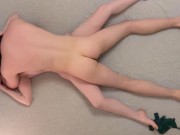 Innocent girl with ripped Leggings moans loud 16/16