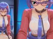 Mila from MiSide will help you in satisfying your penis and testicles! - Screenshot 14 of 16 - Doggy Style