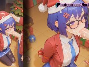 Mila from MiSide will help you in satisfying your penis and testicles! - Screenshot 7 of 16 - Japanese