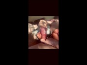 Homemade footjob pretty small toes nice cum 13/16