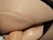 I fucked my ass with a big dildo!!!! 15/16