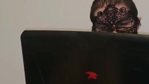 Laptop Dance Straight Edge This Cock Love It Screen Time Dangling Close Up Cock Twink Shorties