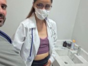 Vazou video da Doutora fodendo com funcionário no banheiro do hospital!