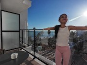 Old man with unrealistically Huge Cock squirts his load of cum on tiny Asians Eyeglasses 6/16