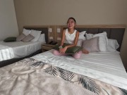 Old man with unrealistically Huge Cock squirts his load of cum on tiny Asians Eyeglasses 7/16