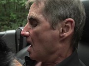 MATURE4K. Gorgeous Texas Patti is having kinky sex with a huge cock in the woods 1/16