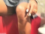 Shoe Store Assistant Enjoying UPSKIRT NO PANTIES View while Assisting a Hot Girl 5/16