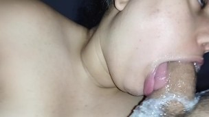 I sucked with  in the other room she heard him cum,she wants to suck him too for sure🍆🥛😵🤤