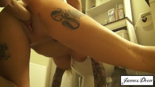 Watching this slut choke on my cock gets me so fucking hard!