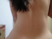 Mi hermanastra cabalga en mi pija hasta hacerme acabar 11/16