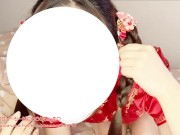 赤いチャイナドレスっ娘がおもちゃとディルドでオナニー♡処女まんこズボズボでイッちゃう～っ♡♡ 2/16