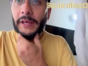 He stayed at my apartment and paid me for a spectacular cock and ass blowjob 2/16