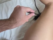 Teaser full video, playing with her tied feet 16/16