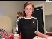 Smiley Redhead Strip Dances to Nude on Webcam 1/16